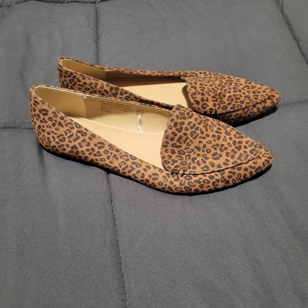 Leopard Print Flats